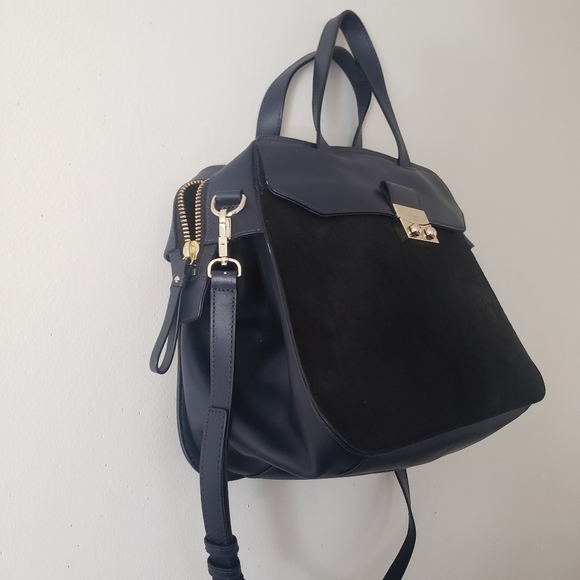 3X HP. Kate Spade Adriana Alice Street Leather And Calf Hair Satchel - Picture 6 of 16